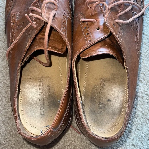 Cole Haan Brown Dress Shoes - Picture 5 of 6